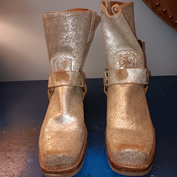 Frye silver ring boots - Picture 7 of 7